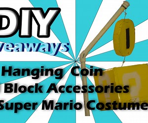 DIY Block & Coin for Super Mario Costume