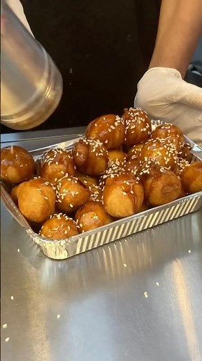 Fried Dough Sweet Crispy Balls Arabic Dessert Dumpling Luqaimat Dubai Food Cooking Recipe