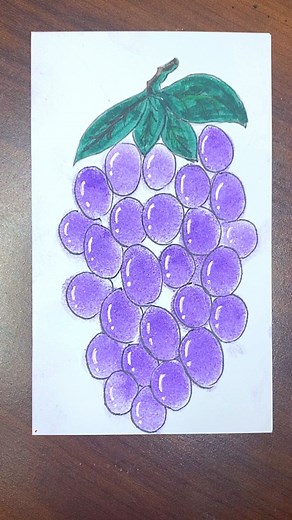 2.3K views · 16 reactions | Satisfying Creative Grapes  Drawing #fbreels23 #fbreels #art #drawing #grapes #trendingreels2023 #softpastelart #viralreelsfacebook #viralvideo | Easy Art | Facebook