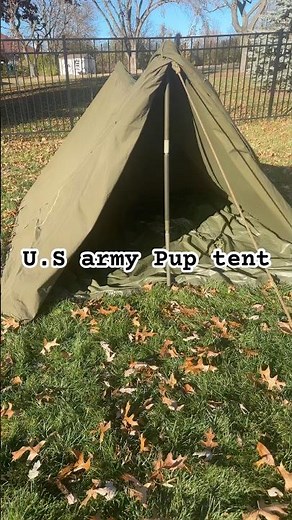 U.S pup tent #camping #army #ww2 #army #armyuniform #militaria #vietnamwar #military #history #tent
