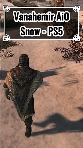 This Skyrim Snow Mod on PS5 is Actually Insane #ps5 #skyrim #mods