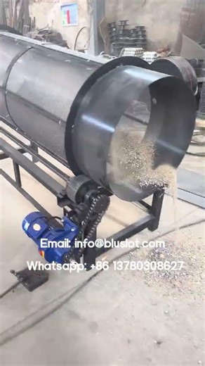Mini Rotary Drum Screen - Soil Screener - Compact Trommel Screen in Action - Sand & Gravel Sifter
