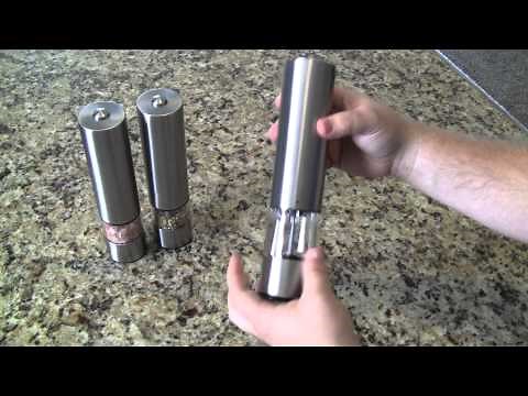 Automatic Pepper Salt Grinder Mill - Stainless Steel