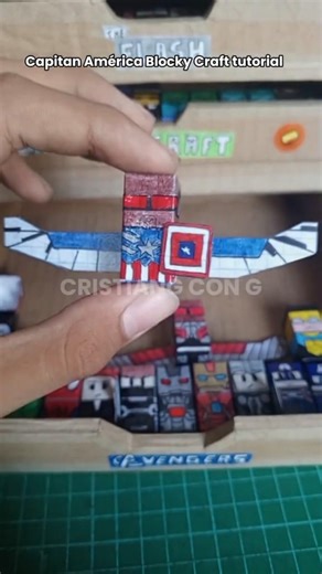 cómo hacer un Blocky Craft del capitán América, Construyendo sobre la roca qué es Yeshua