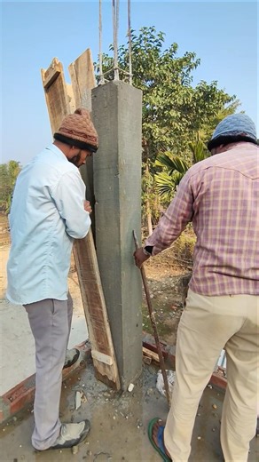 concrete pillar shuttering remove idea #shuttering #pillar #construction