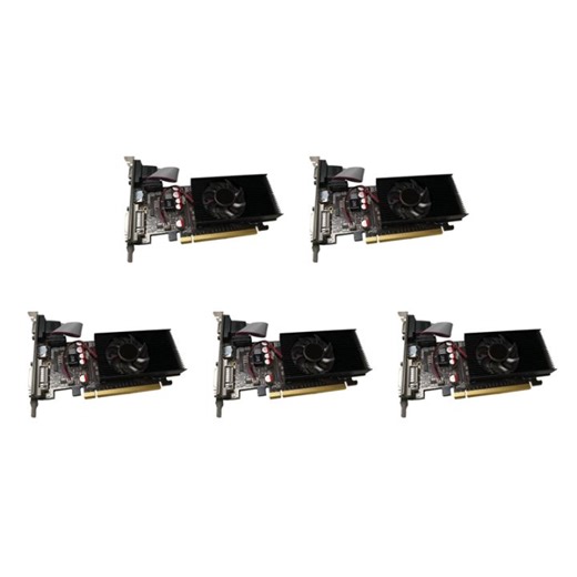 5X GT210 1GB DDR2 64Bit Graphics Card PCIE 2.0 GPU -Compatible DVI VGA Desktop Video Card | Lazada.co.th