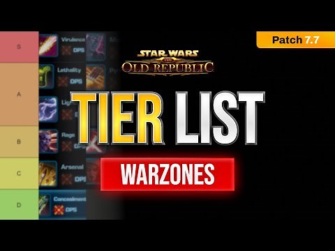 SWTOR 7.7 PVP TIER LIST | Best Classes for 8v8 Warzones