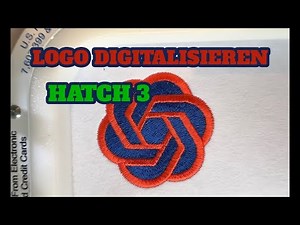 Wilcom Hatch 3, Logo, digitalisieren, Stickdatei erstellen, Deutsch, German,