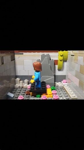 Кастом Фриска из игры undertale #lego #легокастом #undertale