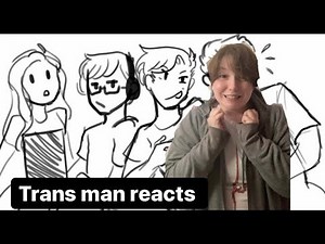 The most beautifully done trans animatic “dysphoria animatic” | trans man reacts