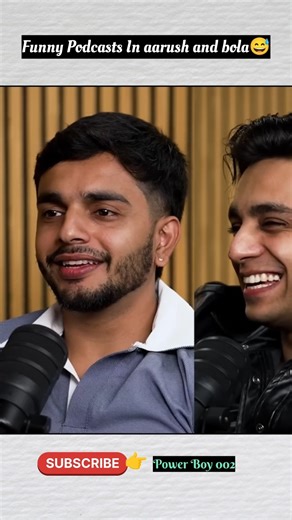 Funny Podcasts In aarush and bola 😅#podcast #comedy #shorts