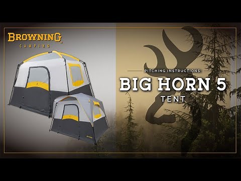 Browning Big Horn 5 Tent Setup