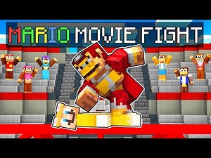 SUPER MARIO BROS MOVIE FIGHT! | Minecraft Super Mario | [187]