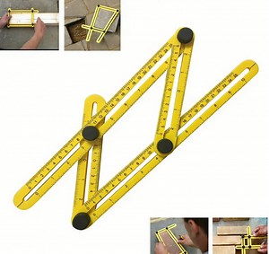 [Hot Item] Adjuatable Measurement Template Tool Multi Angle-Izer Ruler (FX-S14)