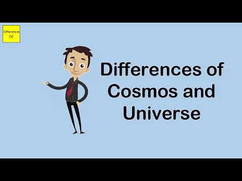 Differences of Cosmos and Universe