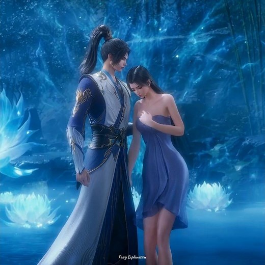 Ling Xi help Mu Chen in Cultivation 😍✨~ The Great Ruler S2 [4K]