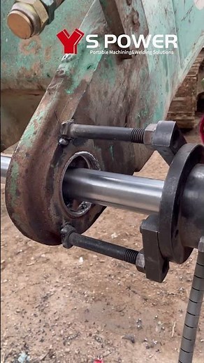 S POWER portable line boring repair work