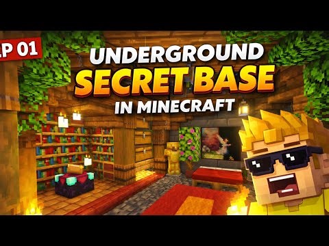 I Built a Secret Underground Base in Minecraft 😱 | Survival Series EP-01 (Hindi)
