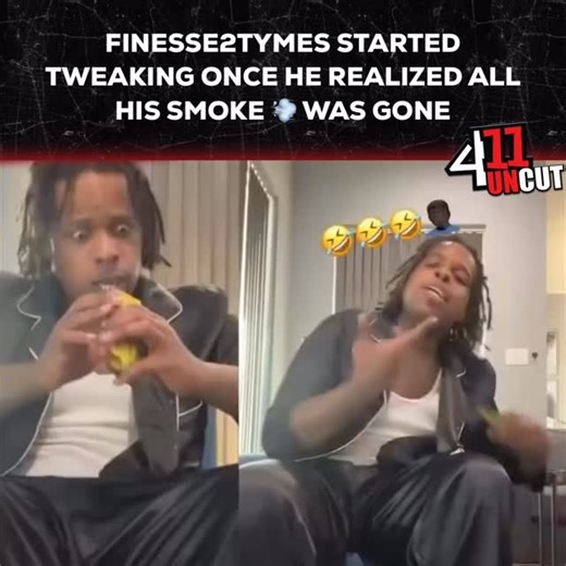 411 Uncut on Instagram: "Gang, #Finesse2tymes started tweaking over the smoke being all gone 🤣🤣 Thoughts? #411WithNellaD #411Uncut"