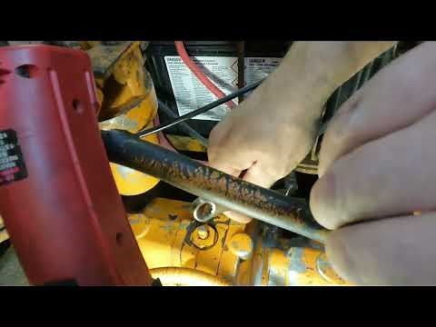 First Start After Pump Install and Adjusting Neutral Stop on Case 1845