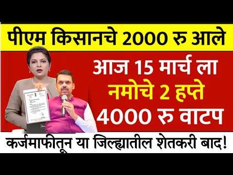 15 मार्च 2026 शेतकऱ्यांसाठी ठळक बातम्या | कर्जमाफी | कापूस भाव PM योजना,pik vima |NEWS HEADLINES