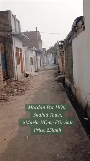 3 Marla Home for Sale in Mardan Shahid Town