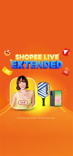 We got buena manong shopping treats for you Shopee fam 🧡 Tune in now sa Shopee Live Extended and checkout items with EXCLUSIVE and BIG discounts 🧡 Plus get up to 50,000 Shopee coins pa 🧡 Watch here 👉 https://shopee.ph/ShopeeLiveEXTENDED Watch Shopee Live Extended now and claim vouchers and up to 50,000 Shopee coins 🍊 | Shopee