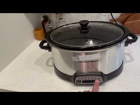 Hamilton Beach Programmable Slow Cookers with Flexible Easy Programming Review