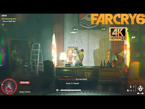 Killing Admiral Benitez - Far Cry 6 (Harpoon Mission) 4K 60FPS