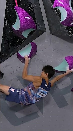 🥇Sorato Anraku 🇯🇵 makes it three from three in Boulder World Cups #shorts