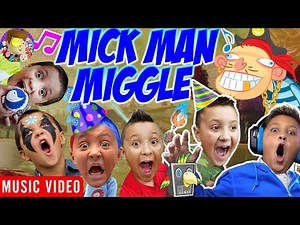 Mick Man Miggle (Mike's Birthday Compilation) 🎵 Raptain Hook (FV Family Birthday Music Video Vlog)