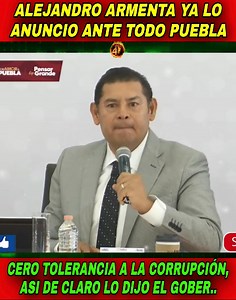 26K views · 1.2K reactions | ALEJANDRO ARMENTA YA LO ANUNCIO ANTE TODO #PUEBLA, SE LE ESTA ACABADO EL NEGOCIO A LOS QUE HACEN QUEDAR MAL AL GOBIERNO.. | El tigre con la 4T | Facebook