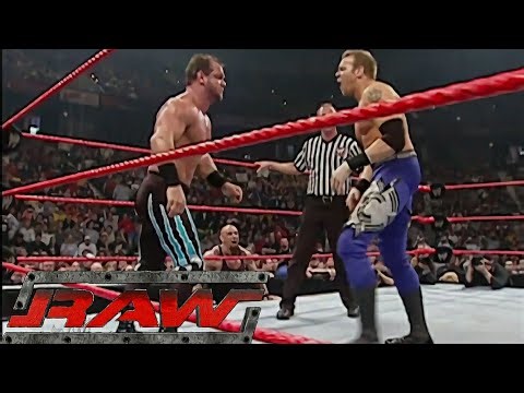 Chris Benoit vs Christian (Batista & Chris Benoit Short Backstage Segment) RAW Apr 11,2005