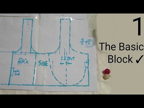 EP 1: Full tutorial: How to Draft your own Sportsbra pattern easily✨