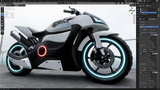 blender硬表面模型网格管理插件 Face Layers v1