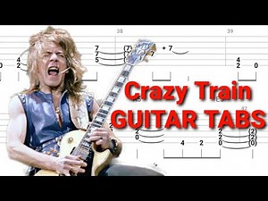 Ozzy Osbourne - Crazy Train GUITAR TABS | Tutorial | Lesson