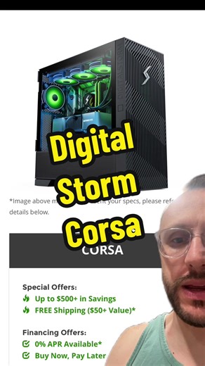 Replying to @derrickmdt digital storm corsa quick review #greenscreen #pcgaming #prebuiltpc #digitalstormpc #custompc #ryzen5 #ryzen55600