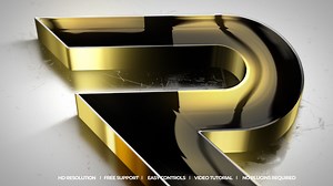 Gold Logo Reveal