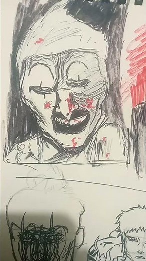 horror characters drawing