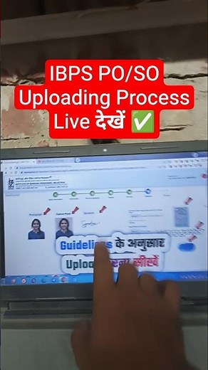 ibps po/so photo signature kaise upload kare,how to resize thumb/hand declaration problem 2026 live