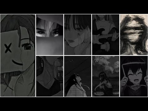 Sad Anime Girl DP 😔💔 | Alone Aesthetic Anime Girl DP | Broken Heart Anime DP status