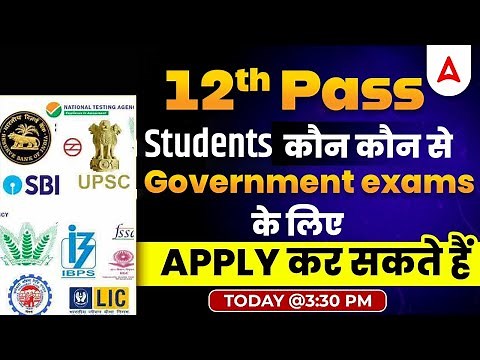 "Top Government Jobs After 12th | Best Govt Jobs 2023 for Students"