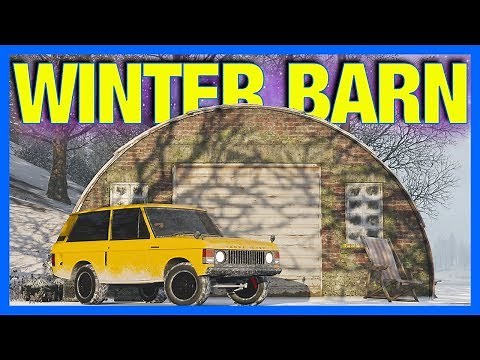 Forza Horizon 4 : WINTER BARN FIND LOCATION + CUSTOMZATION!!