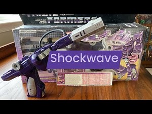 Review of Transformers G1 Shockwave and how much these Decepticons are worth.
