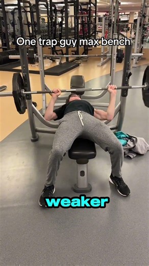 He only trains his right arm