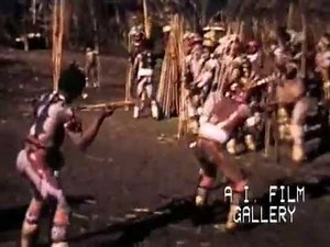 Rare Footage - 1950's Amazonian atlatl competition