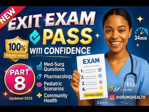 Pass BSC Nursing Exit Exam With These 13 Questions! PART 8