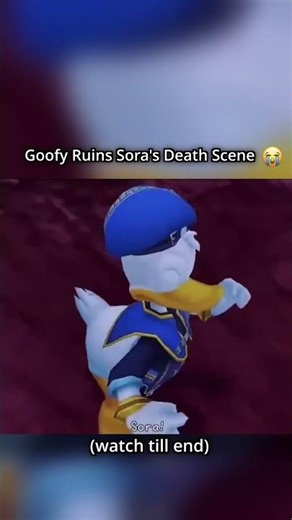 Goofy RUINS Sora Death Scene ! #kingdomhearts #goofy #sora #gaming #memes #funny
