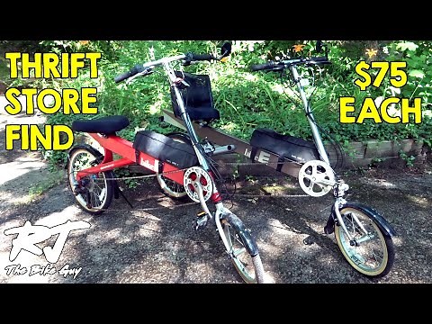 Thrift Store Find - TWO Recumbent Bikes - $75 Each