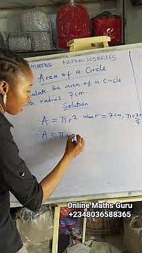 How to Calculate the area of a circle